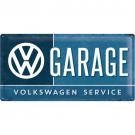 Blechschild 25x50 cm VW Garage