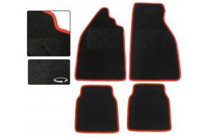 20-6502 Fumattensatz schwarz mit roter Kante
